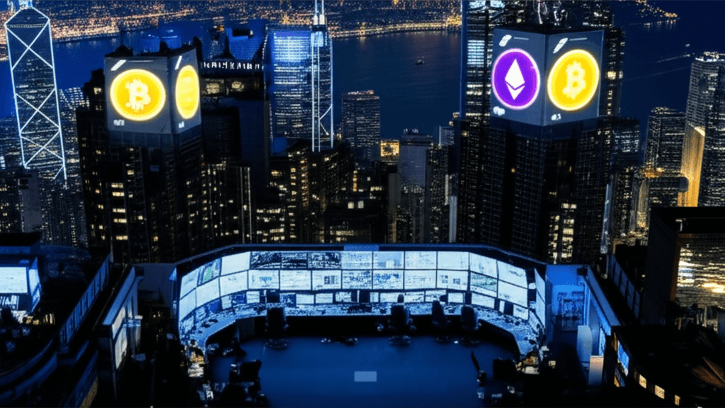 Bitcoin graphic representing crypto Asia investment potential