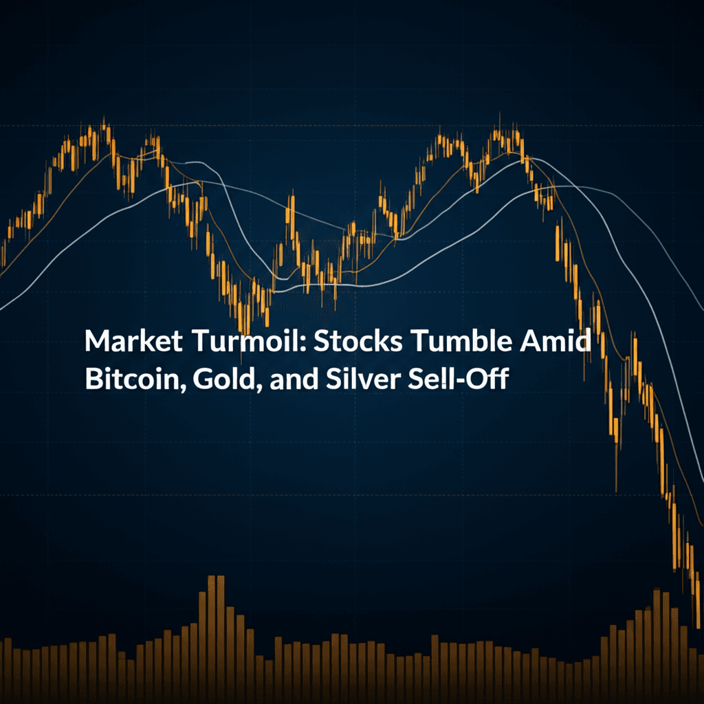 Market Turmoil: Stocks Tumble Amid Bitcoin, Gold, and Silver Sell-Off