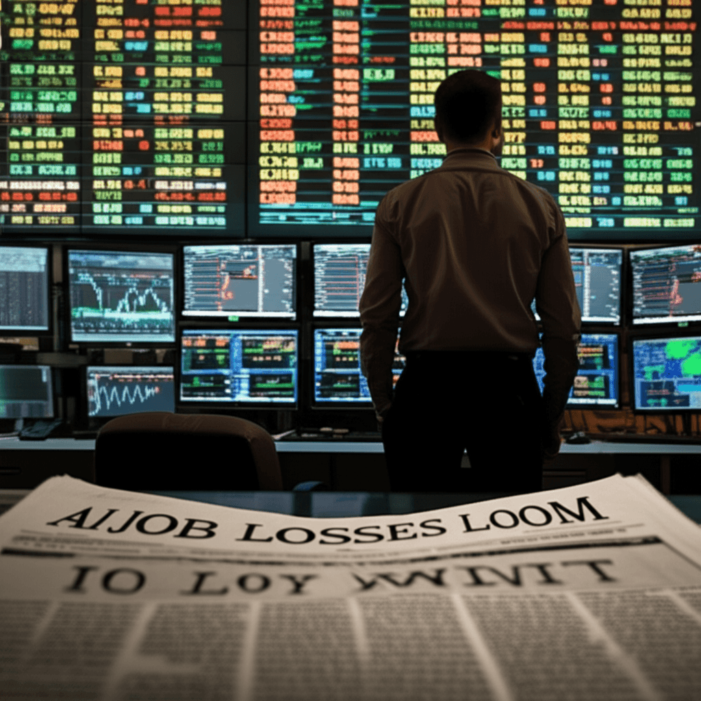 Treasury yields falling due to AI impact concerns