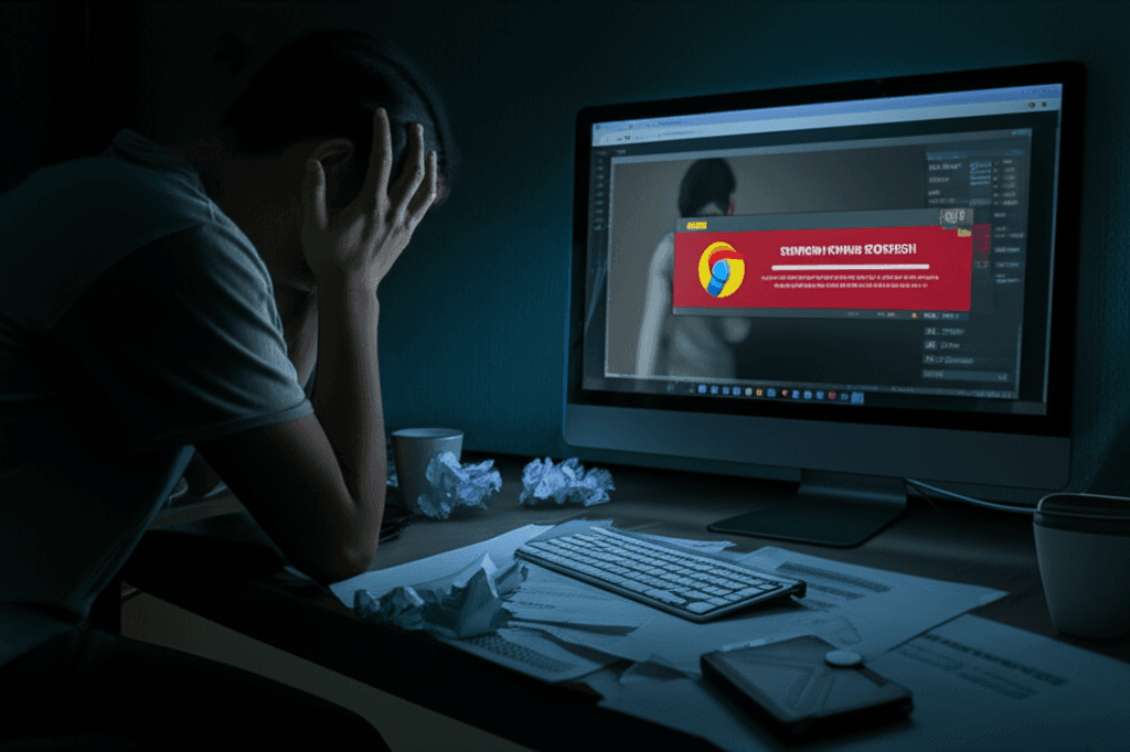Chrome browser displaying a warning message about a malicious extension that steals crypto.