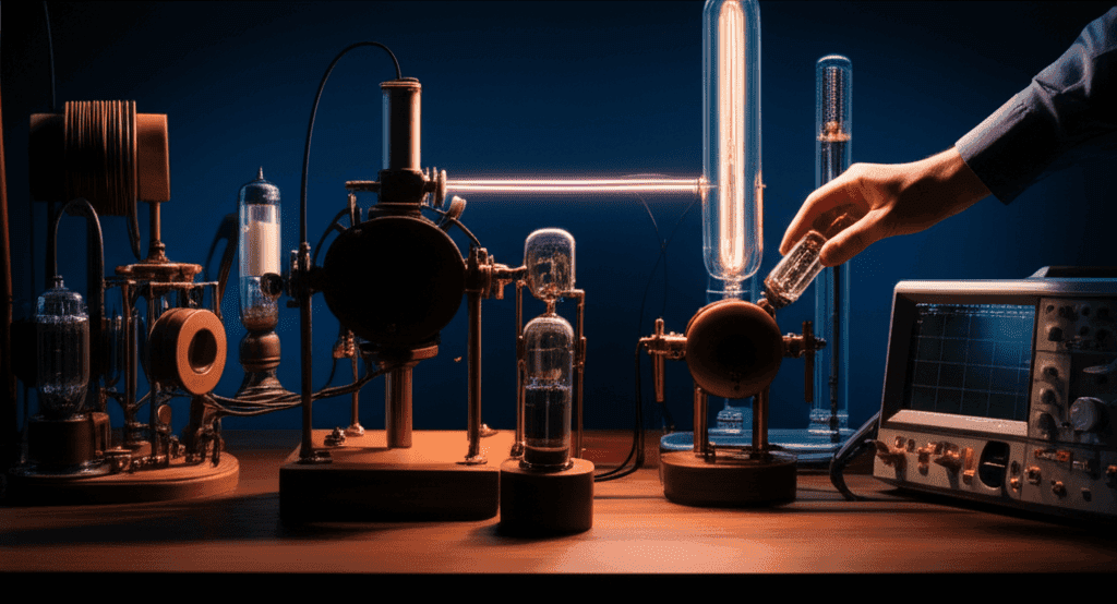 The Signal Path demonstrates electron mass measurement experiment.