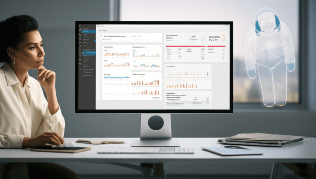 Claude AI analyzing WordPress website data.