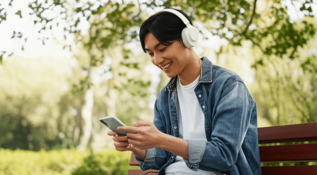 YouTube Music app displaying the new AI playlist generator feature on a smartphone.
