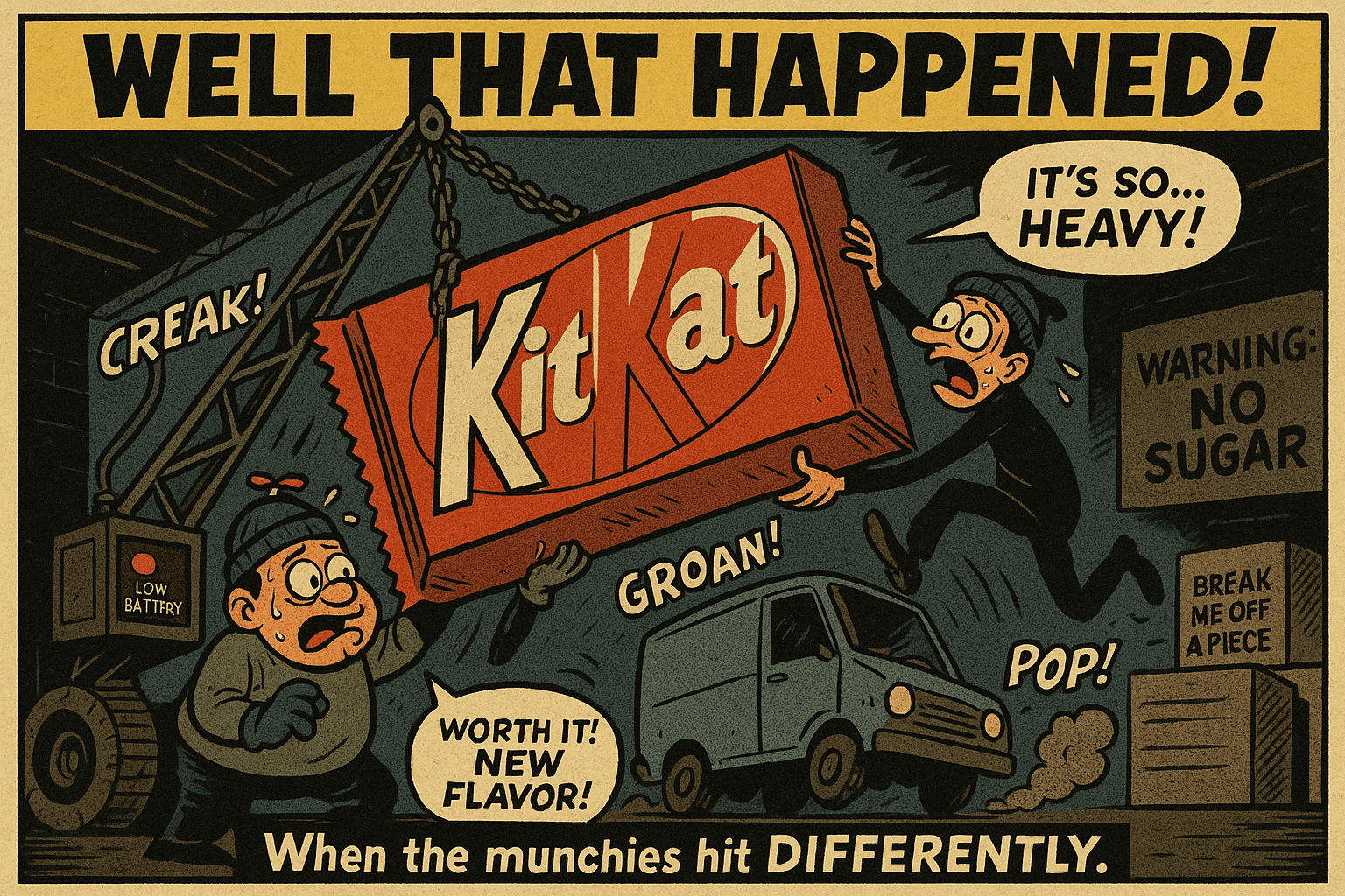 The Great KitKat Caper: A Sweet Heist