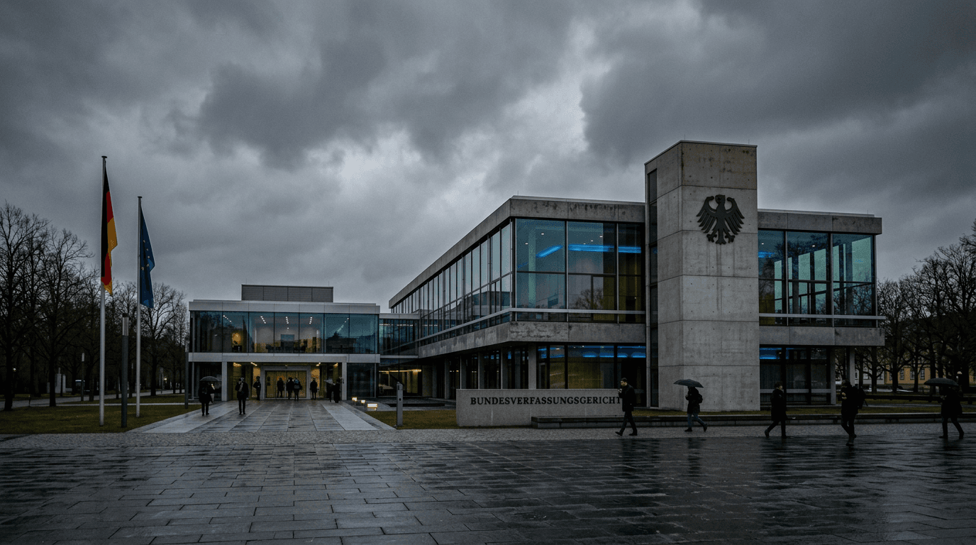 The Federal Constitutional Court of Germany building in Karlsruhe