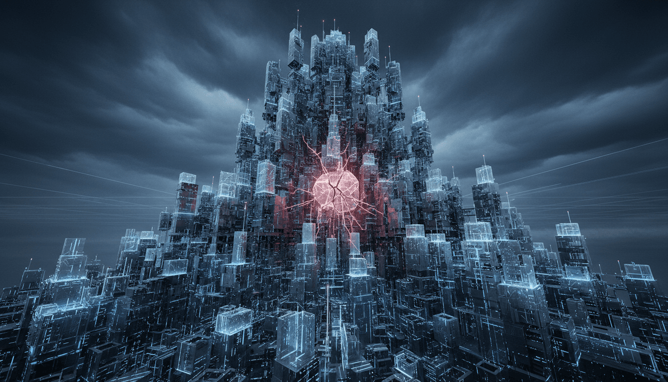 A digital ledger showing a significant increase in Venus Protocol bad debt figures, with red warning signs.