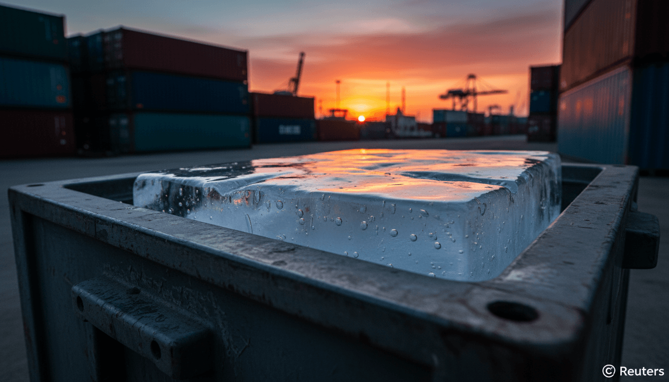 Close-up image of a perfectly formed ice crystal with a subtle blue tint, representing the process of storing solar energy as ice for air conditioning.
