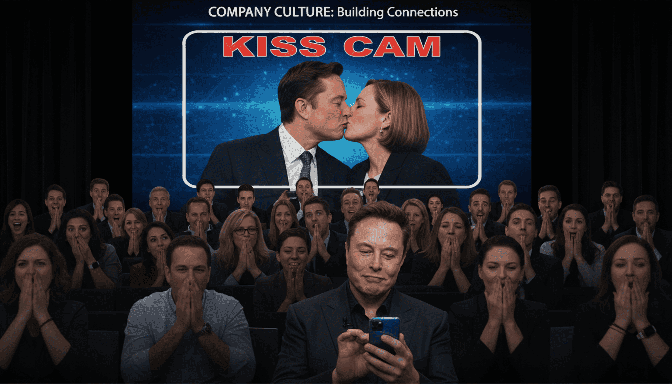 Kiss Cam Chaos: When Office Romance Goes Viral (and Elon Notices)