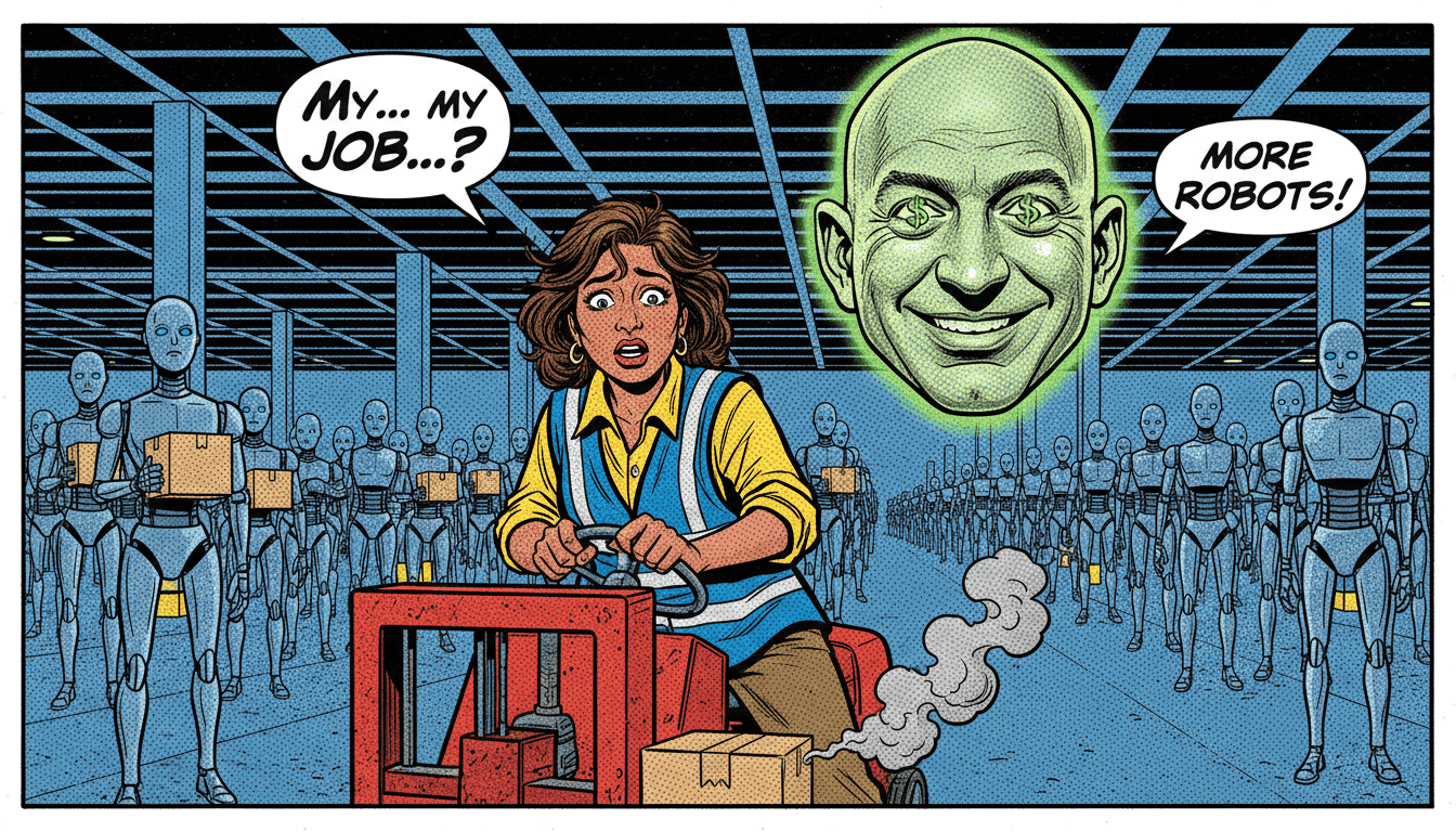 Bezos’ Billion-Dollar Bots: My Wallet Cries in Robot!