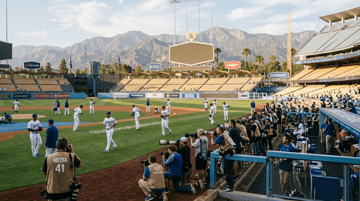 Shohei Ohtani at Dodger Stadium reflecting Ohtani's net worth growth.