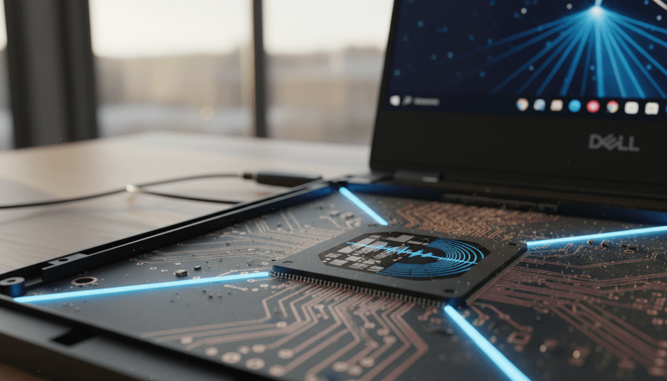 Dell XPS 16 laptop showcasing its variable refresh rate display, symbolizing the laptop battery life breakthrough.