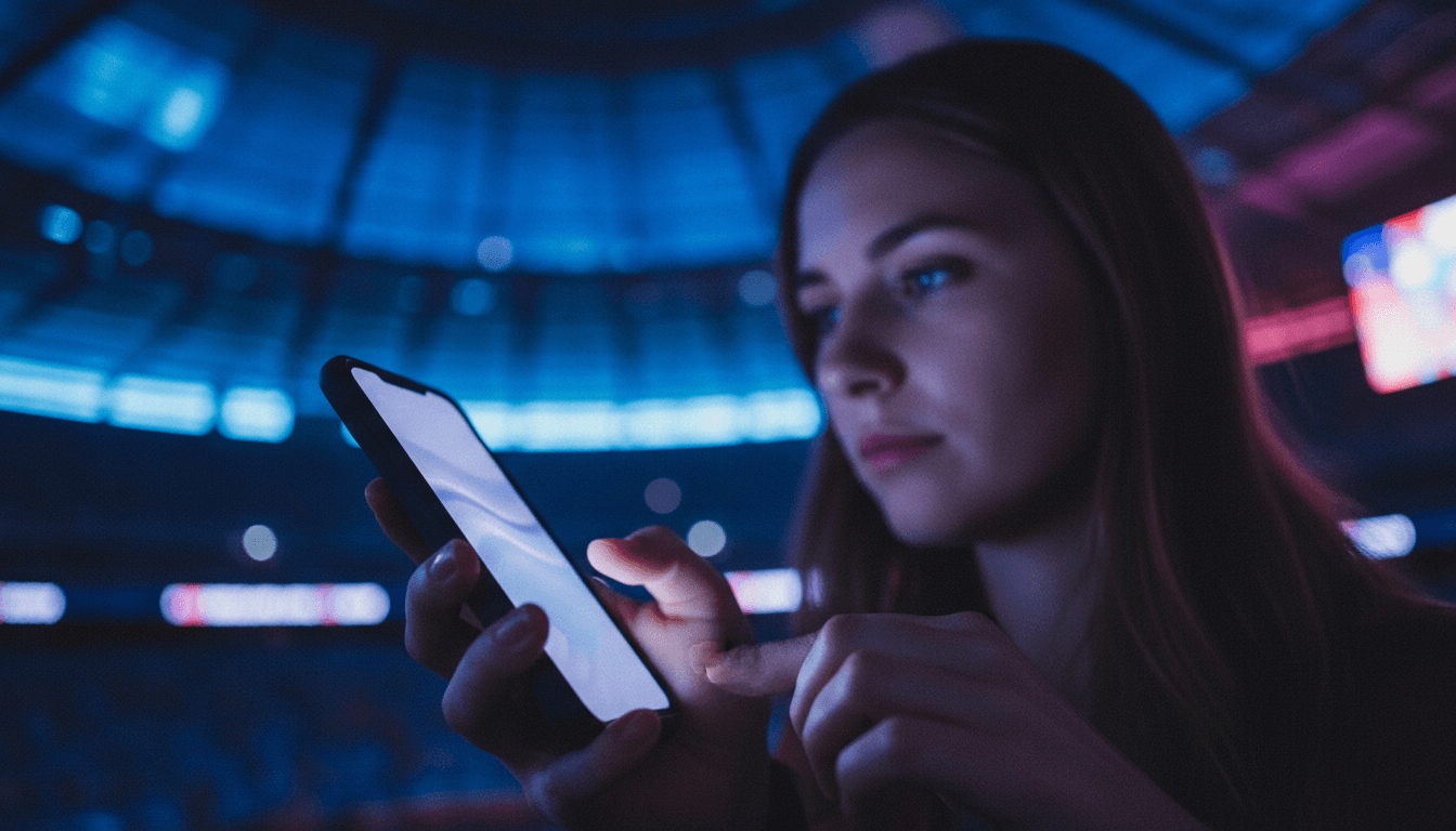 A silhouette of a person scrolling on a phone, with abstract, fragmented images of digital content floating around them, symbolizing Meta TikTok harmful content.