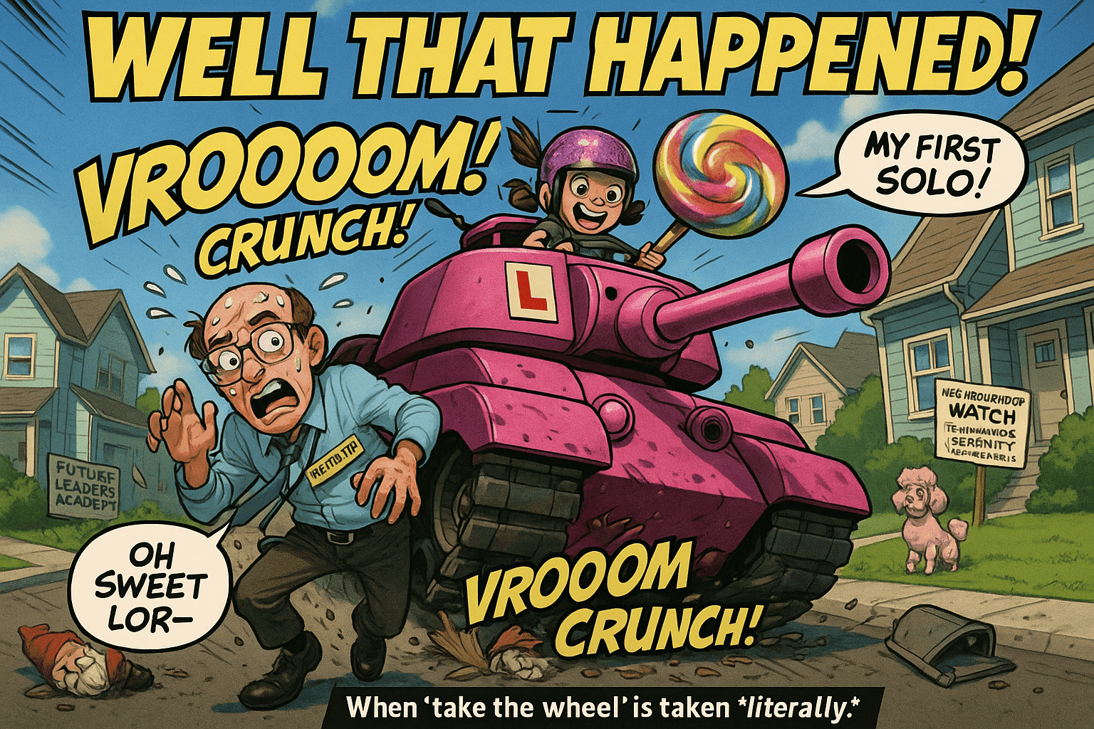 Tank Girl: My First Driving Lesson!