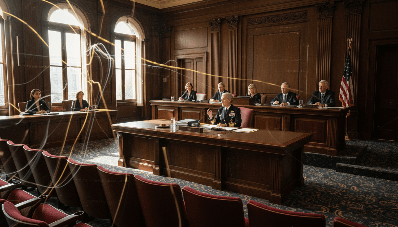 Admiral Samuel Paparo testifying before the Senate Armed Services Committee, discussing Bitcoin as US power projection.