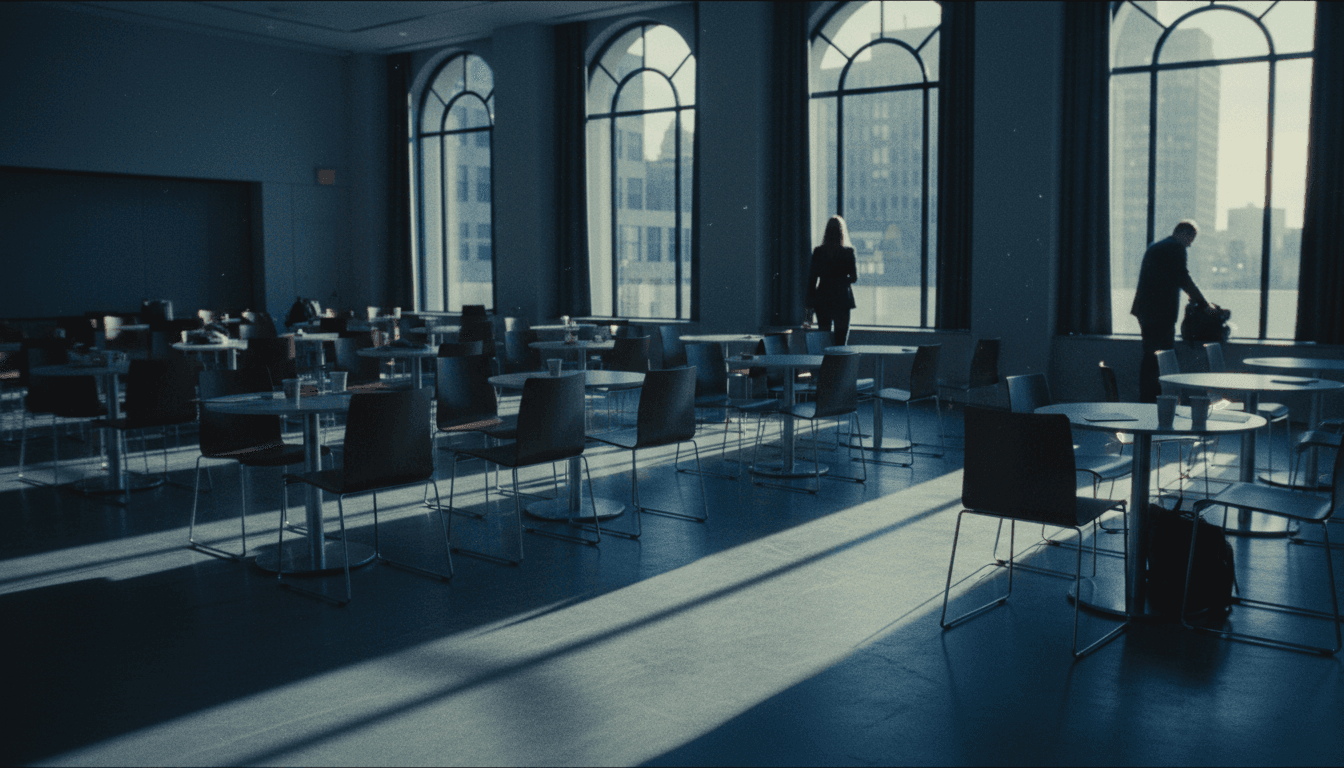 Attendees at Chainalysis Links NYC 2026 Spotlights AI, TradFi Convergence conference discussing blockchain security and compliance.