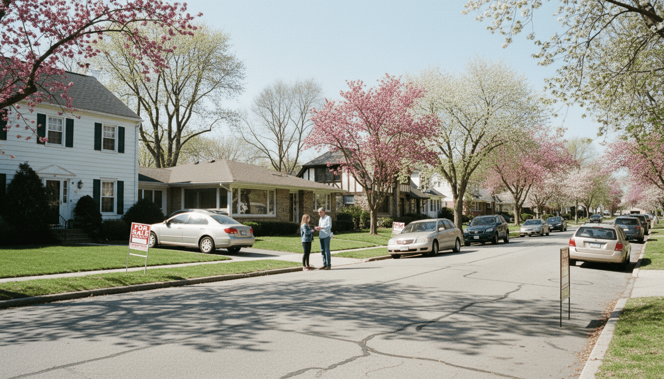 A 'For Sale' sign in front of a suburban house as more homes hit the market