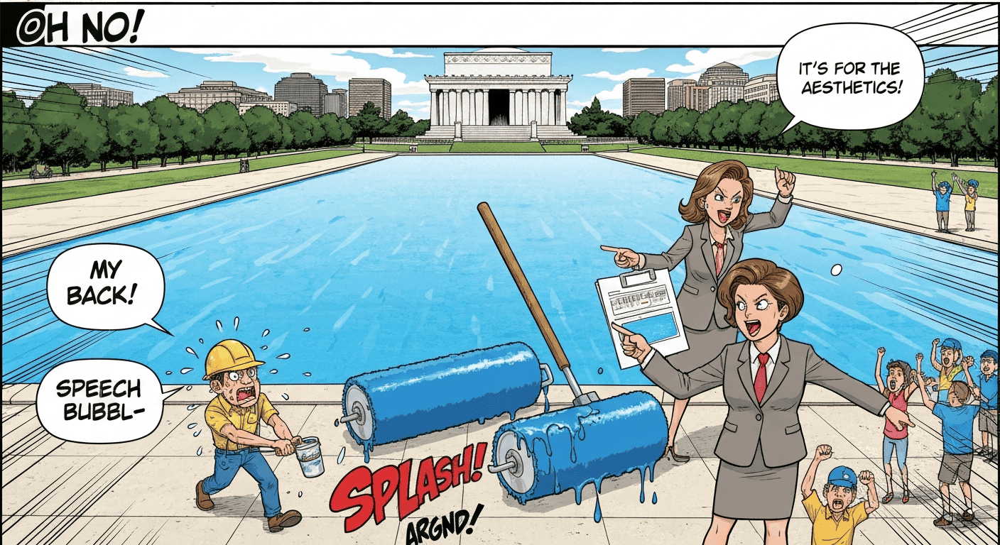 Reflecting Pool: The Smurf Edition