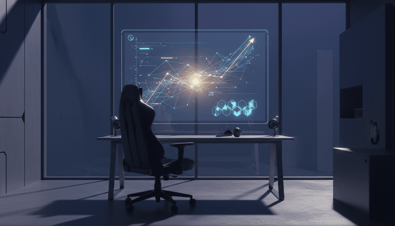 A conceptual image representing financial growth and investment, with abstract charts and upward arrows, symbolizing how Melco Resorts boosts Q1 profit.