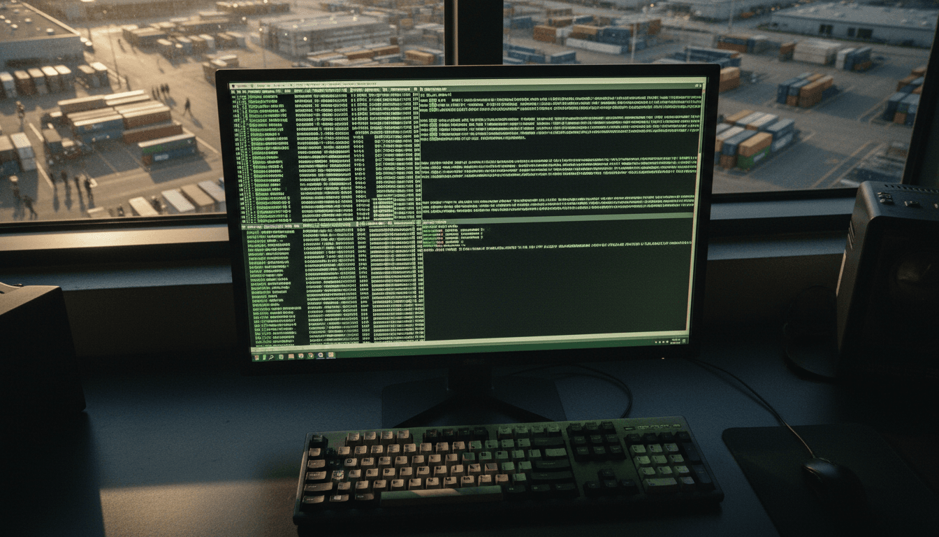 A close-up view of a command-line interface displaying real-time data frames and diagnostics from a CAN bus network, illustrating the process of testing CANopen networks.