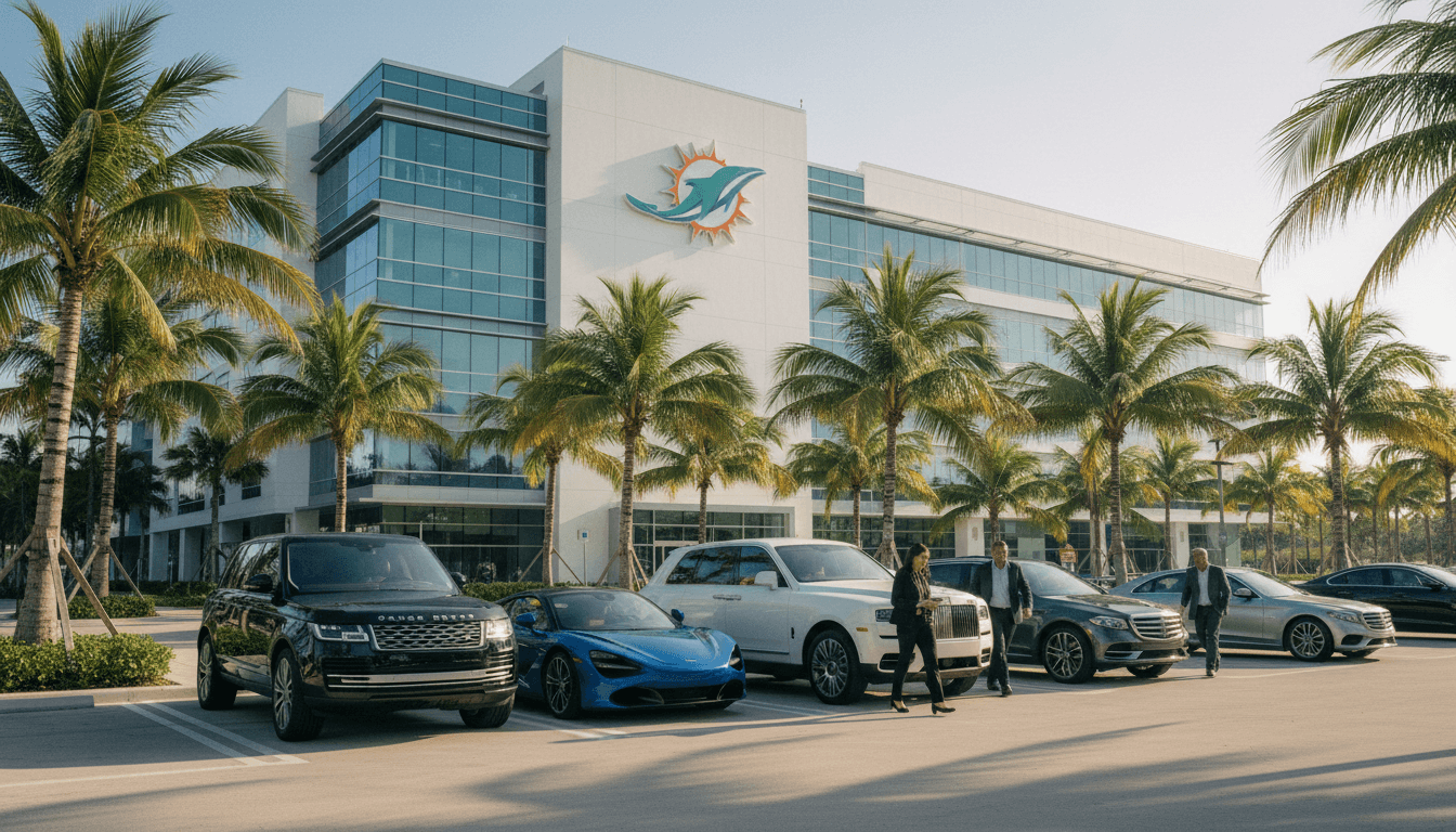Miami Dolphins running back De’Von Achane extension signing at team facility