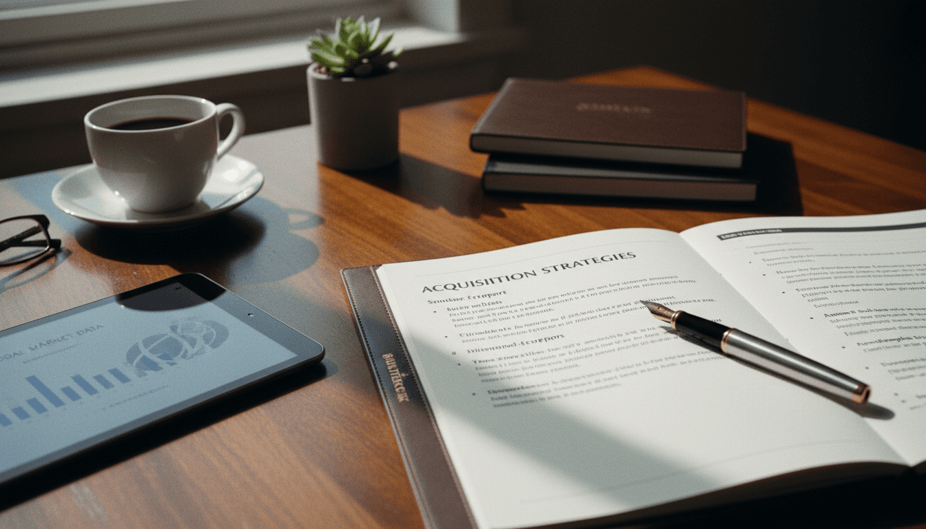 Close-up of a detailed financial blueprint or a strategic merger document with 'Sun Pharma evaluates Organon deal financing' highlighted.