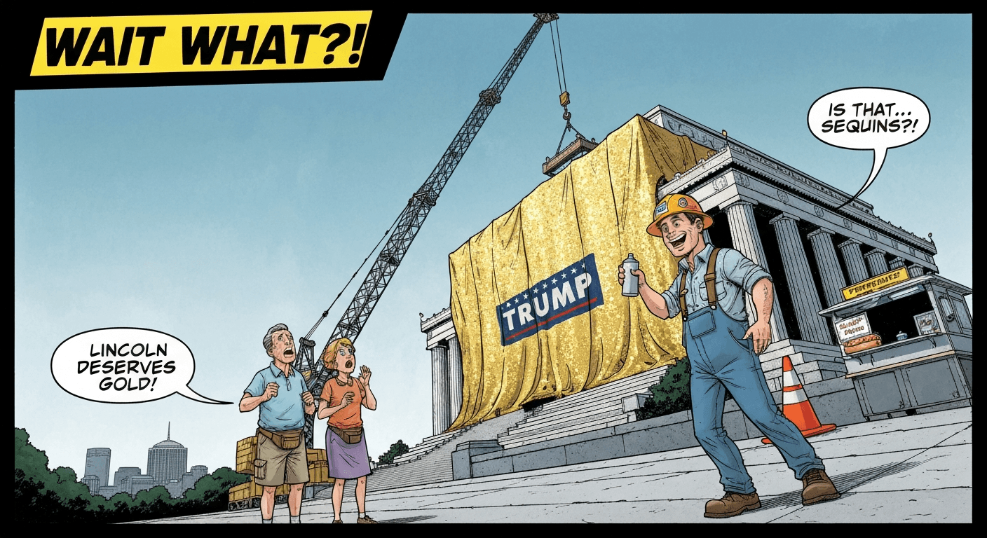 Lincoln Memorial: Extreme Makeover, MAGA Edition
