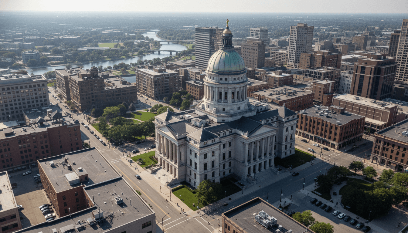 An aerial view of the Milwaukee County Courthouse where the Dugan verdict lawyers filed their motion.