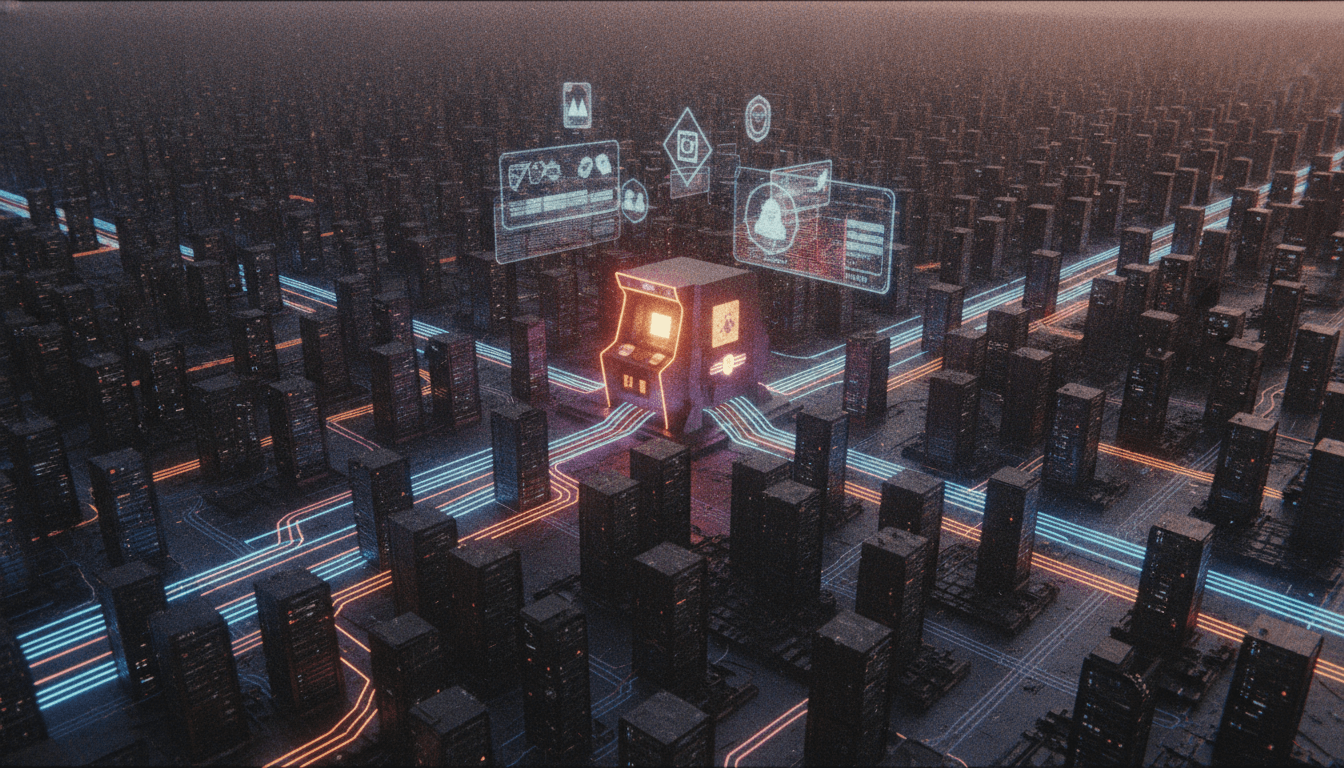 A conceptual illustration of a highly efficient, self-sustaining 'capitalist nuclear fusion reactor' powering a digital gaming platform, symbolizing Steam revenue soars past $4 billion.