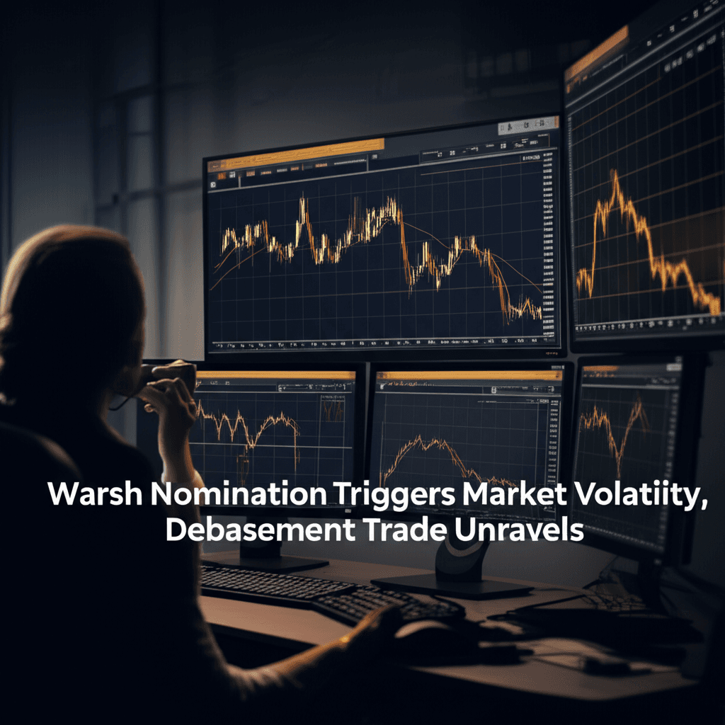 Warsh Nomination Triggers Market Volatility, Debasement Trade Unravels
