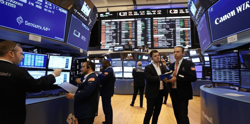 WE ARE HIRING sign reflects current stock market outlook