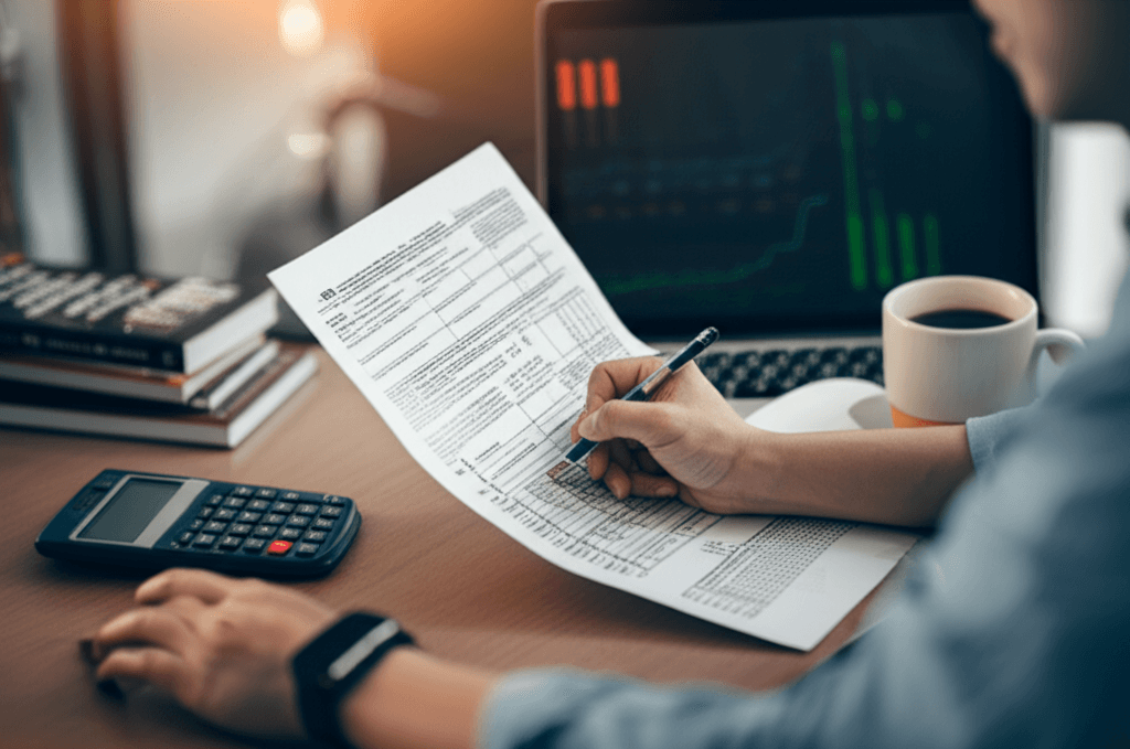 IRS 1099-DA form with Bitcoin, emphasizing crypto tax form importance.