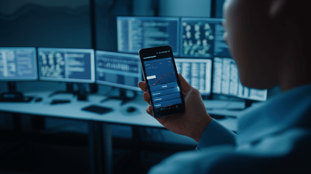 Samsung Knox logo displayed on a smartphone screen, highlighting network security breach protection features.