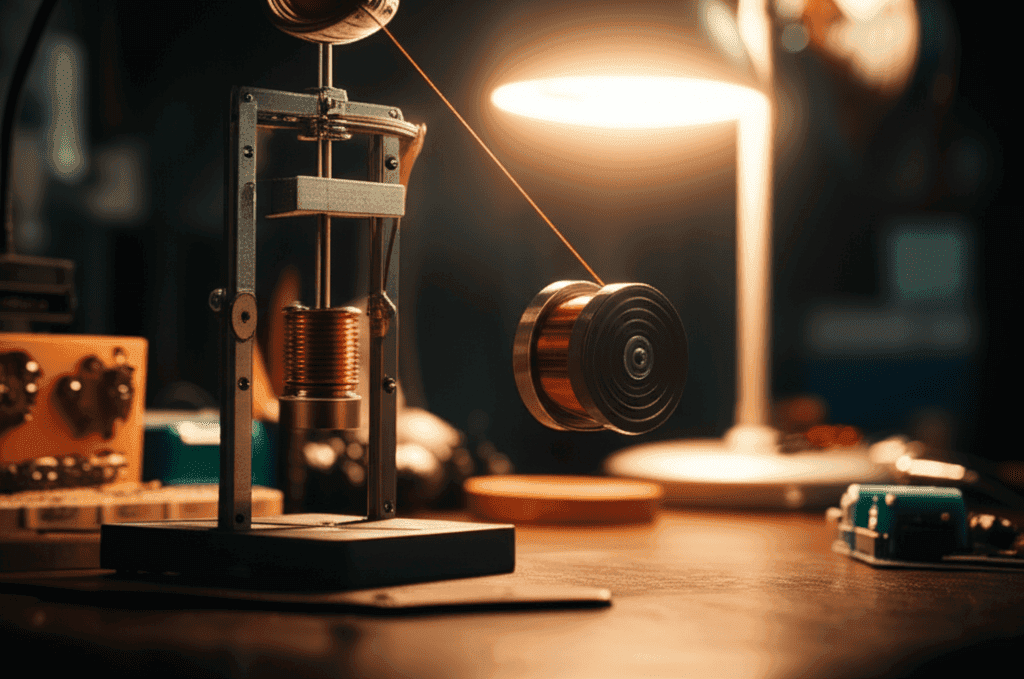 Tom Stanton's pendulum powered battery system demonstration.