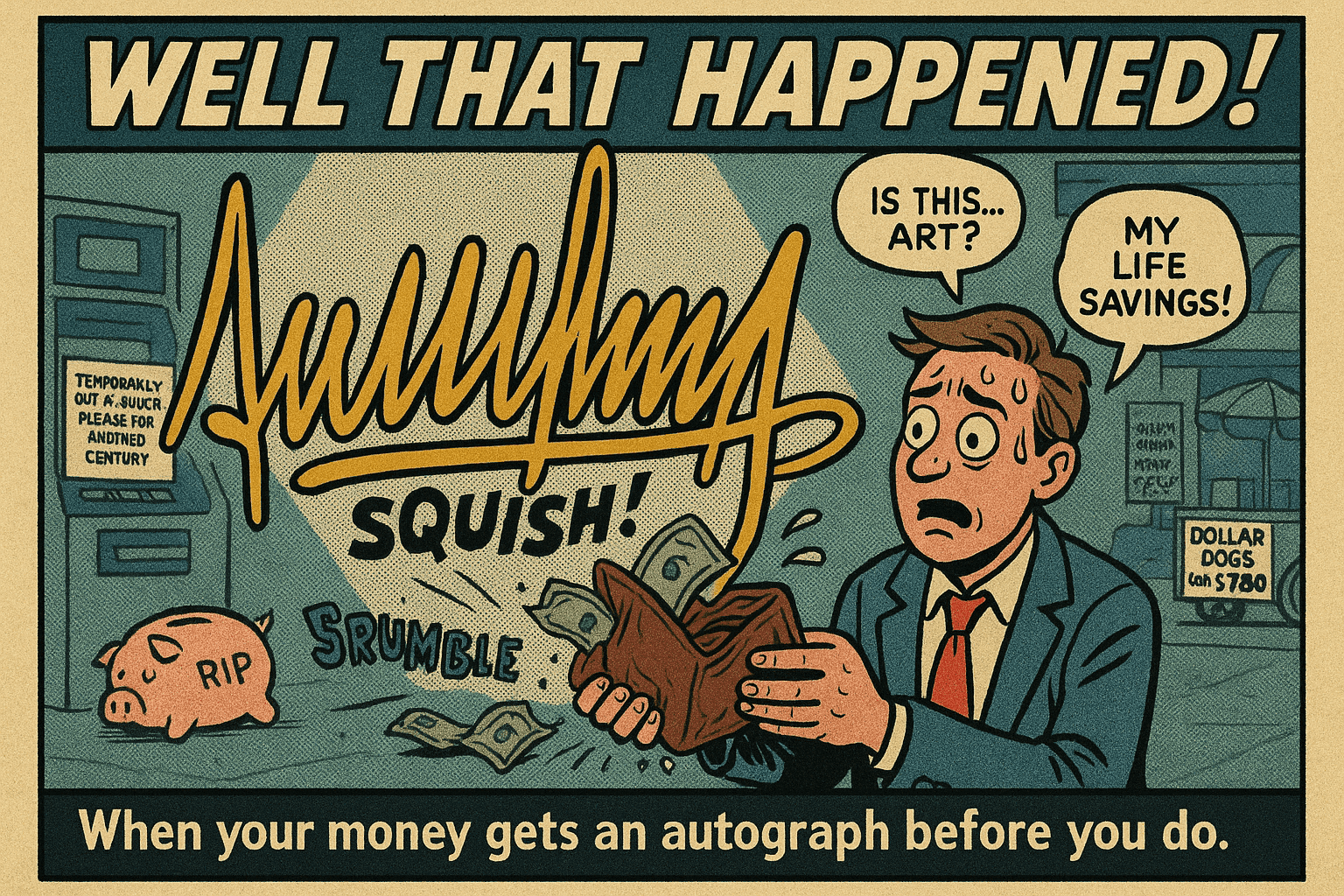 When Your Money Has More Signature Than Your Autograph