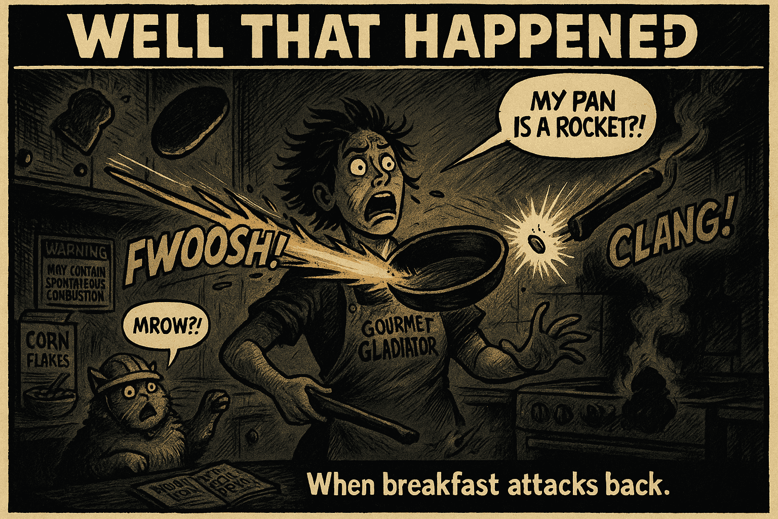 The Iron Chef of Impromptu Projectiles