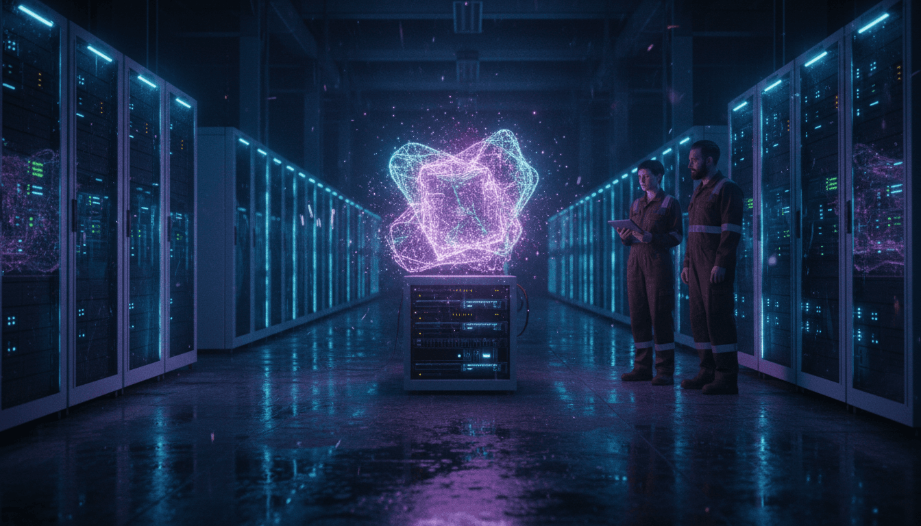 A futuristic digital representation of a Bitcoin logo being destabilized by a glowing, abstract quantum computing grid, symbolizing how Bitcoin faces quantum threat.