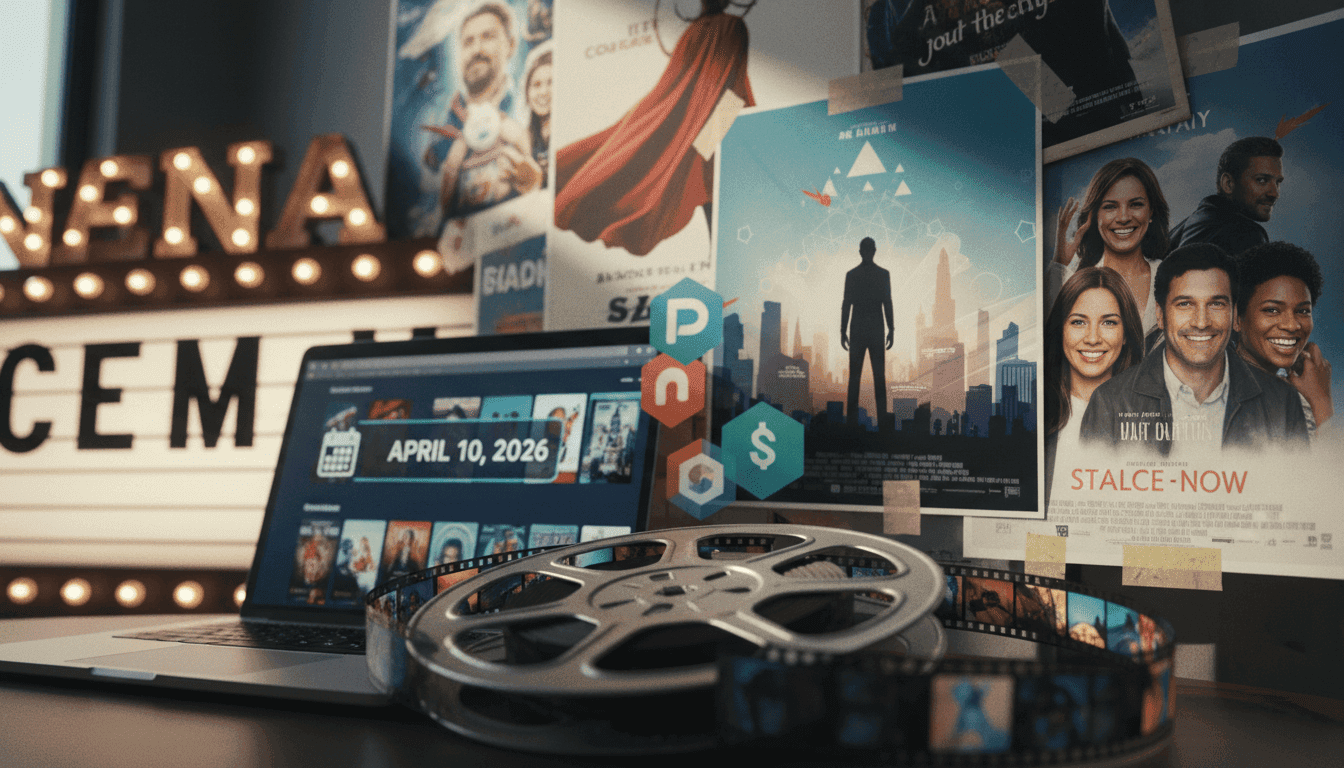 A vibrant collage of movie posters and streaming service logos representing the Massive Indian OTT & Theatrical Releases on April 10, 2026.