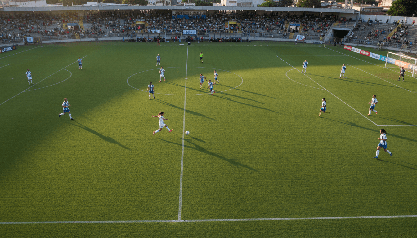Ronaldo Fenômeno investment in Inter de Limeira being discussed, with a football stadium in the background.