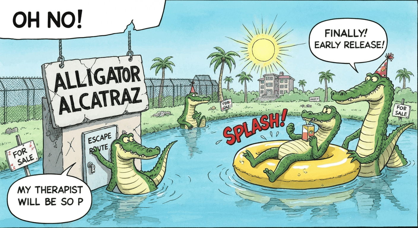 Reptilian R&R: Alligator Alcatraz Closing!