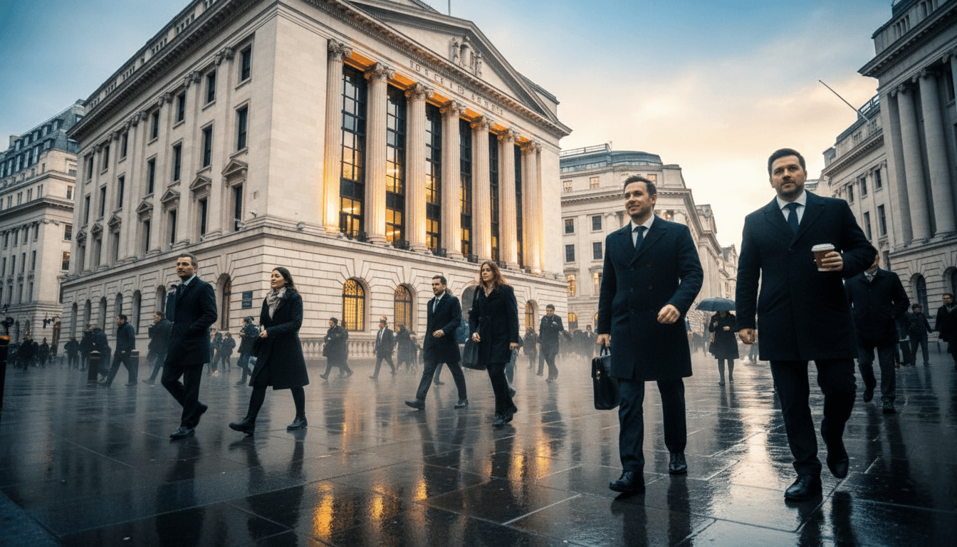 London Stock Exchange building at dawn as the Uzbek State Fund Rises after a successful IPO