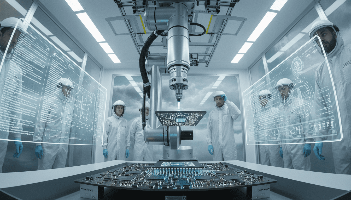 A close-up of a high-performance computer chip with intricate circuitry, symbolizing Fractile raises $220 million for AI acceleration.